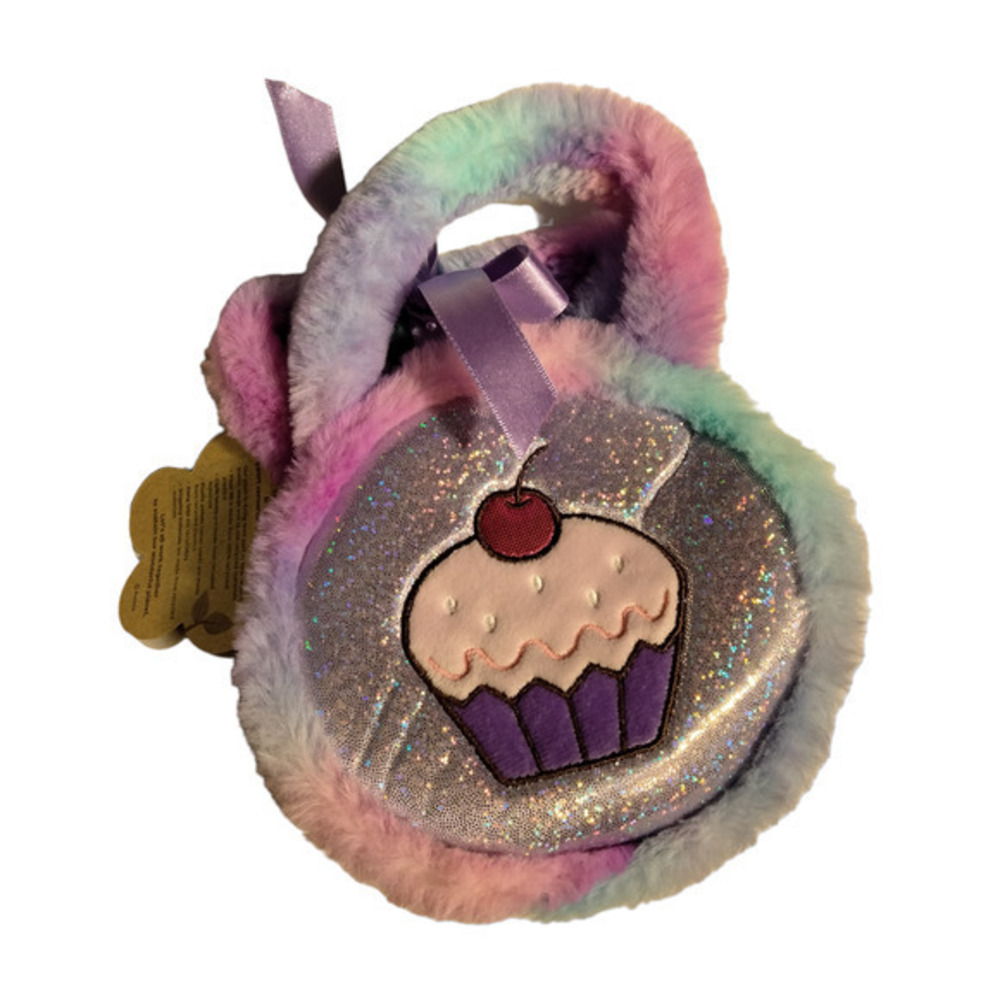 Fashionable Fancy Pals Cupcake Pop Purple Toy Pet Carrier Purse